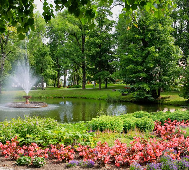 park-and-fountain